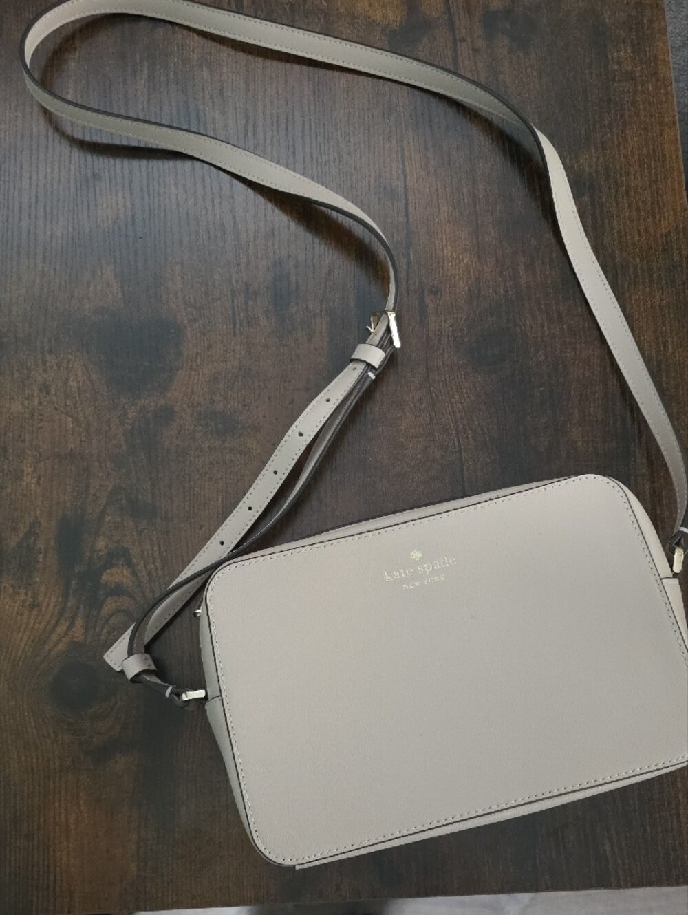 kate spade Light Blush Leather Crossbody Camera Bag - Picture 3 of 11